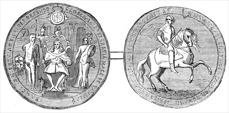 Great Seal of George II, mid 18th century, (19th century). Artist: Unknown