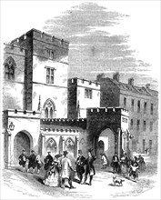 The entrance to the old House of Lords, 18th century (19th century). Artist: Unknown