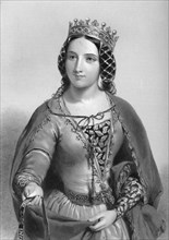 Anne of Warwick (1456-1485), queen consort of King Richard III, 1851. Artist: Unknown