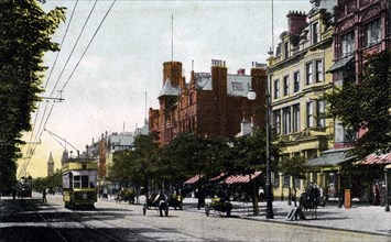 Lord Street, Southport, Lancashire, early 20th century. Artist: Unknown