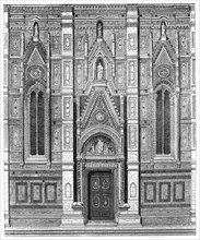 The canonical gate of the Basilica of Santa Maria del Fiore, Florence, Italy, 1882. Artist: Unknown