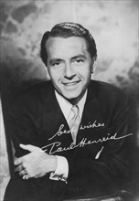 Paul Henreid (1908-1992), Austrian-born American actor and director, c1940s. Artist: Unknown