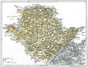 Map of Anglesey, 1924-1926. Artist: Unknown