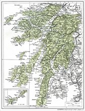 Map of Argyllshire, 1924-1926. Artist: Unknown