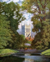 'St John's College Chapel', Cambridge, 1924-1926. Artist: FC Varley