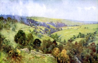 'On the Hills near Harrogate, Yorkshire', 1924-1926.Artist: George F Nicholls