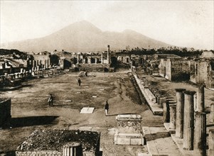 Foro civile, Pompeii, Italy, c1900s. Creator: Unknown.