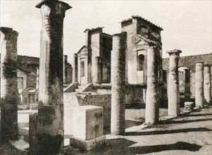 Tempio d'Iside, Pompeii, Italy, c1900s. Creator: Unknown.