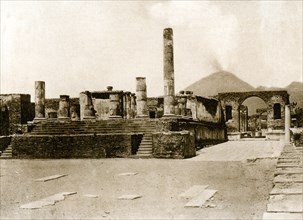 Tempio di Giove, Pompeii, Italy, c1900s. Creator: Unknown.