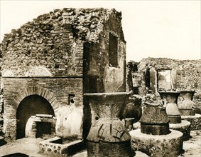 The bakery and mill, Pompeii, Italy, c1900s. Creator: Unknown.