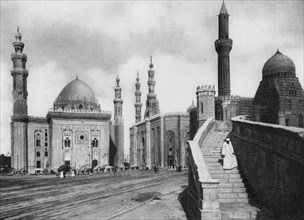 The Mosques of Sultan Hassan and El Rufai, Cairo, Egypt, c1920s. Artist: Unknown