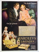 Advert for Yardley's Lavender perfume, 1929. Artist: Unknown