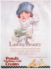 Pond's Cream advert, 1927. Artist: Unknown