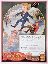 Advert for Sharp's Super-Kreem Toffee, 1923. Artist: Unknown