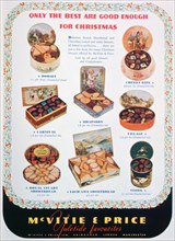 Advert for McVitie and Price biscuits, 1938. Artist: Unknown