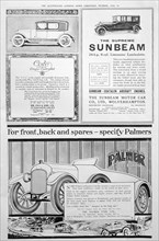 An advertising page in the Illustrated London News, Christmas, 1920. Artist: Unknown