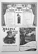 An advertising page in the Illustrated London News, Christmas, 1905. Artist: Unknown