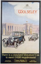 Advert for Wolseley motor cars, 1922. Artist: Unknown