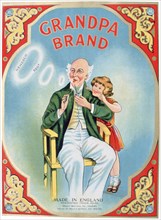 Advert for Grandpa Brand pipe tobacco. Artist: Unknown