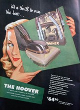 Hoover advert, 1946. Artist: Unknown