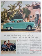Studebaker car advert, 1947. Artist: Unknown