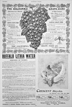An advertising page in Harper's Bazar, Easter, 1894. Artist: Unknown