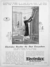 Electrolux vacuum cleaner advert, 1924. Artist: Unknown