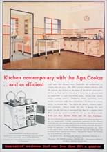 Advert for Aga cookers, 1936. Artist: Unknown