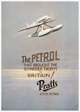 Advert for Pratts Ethyl Petrol, c1928. Artist: Unknown