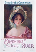 Advert for 'Erasmic' soap, 1920. Artist: Unknown