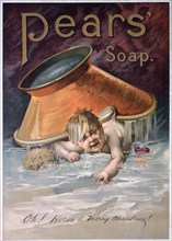 Pears soap advert, 1897. Artist: Unknown