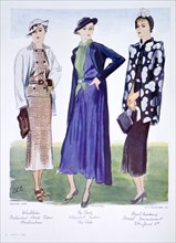 Fashion illustration, 1935. Artist: Unknown