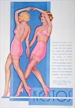 Kestos lingerie advert, 1935. Artist: Unknown