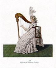 Gallery of fashion, London, 1795. Artist: Unknown