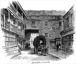 The Queen's Head Inn, Southwark, London, 1887. Artist: Unknown