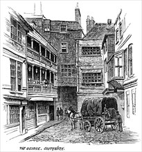The George Inn, Southwark, London, 1887. Artist: Unknown