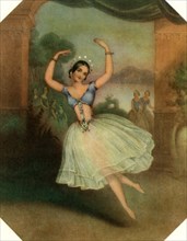 Carlotta Grisi in La Peri, 19th century. Artist: Unknown