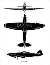 Boulton Paul Defiant I, 1941.  Creator: Unknown.