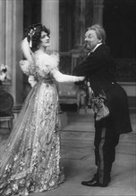 Miss Lily Elsie and Mr George Graves in The Merry Widow, 20th century. Artist: Unknown
