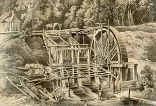 Quartz crushing mill, Australia, 1879. Artist: McFarlane and Erskine