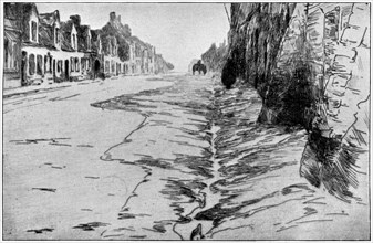'La Grande Rue, Flandre', 1898.Artist: Albert Baertsoen