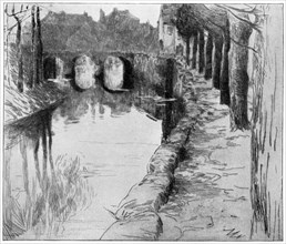 'Vieux Canal', 1898.Artist: Albert Baertsoen