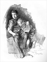 'Orphans', 1898. Artist: E Borough Johnson