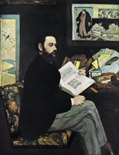Emile Zola (1840-1902), French novellist, 1868.Artist: Edouard Manet