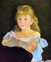 'Portrait of Lina Campineanu', 1878.Artist: Edouard Manet