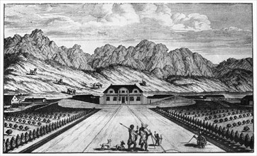 Vergelegen wine estate, South Africa, 18th century (1931). Artist: Unknown