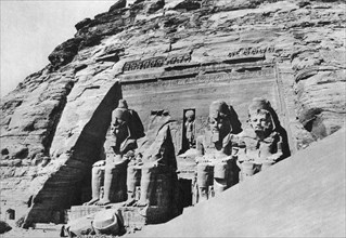 The Temple of Abu Simbel, Egypt, 1936. Artist: Unknown