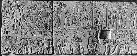 The funeral of a Memphite high priest, c1350 BC (1936). Artist: Unknown