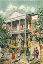 Pringle House, Charleston, South Carolina, USA, c18th century (1921).Artist: James Preston