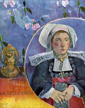 'La Belle Angele', 1889 (1939).Artist: Paul Gauguin